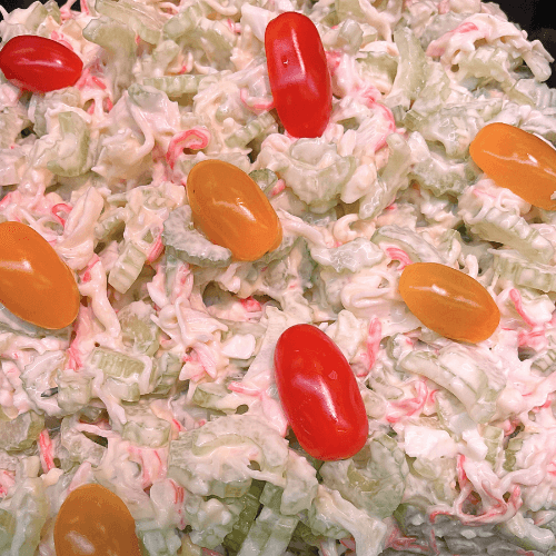 Bleek-krab salade