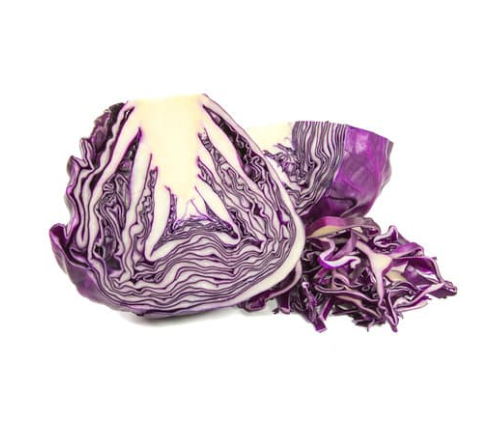 Gesneden rodekool